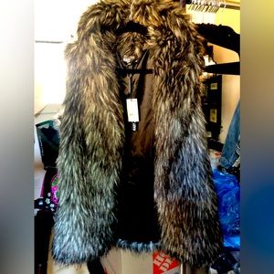 Faux Fur Gilet and Desiguel bag bundle